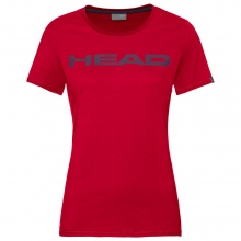 Head Tennis-Shirt Club Lucy (Mischgewebe) rot/dunkelblau Damen